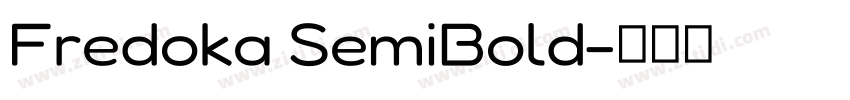 Fredoka SemiBold字体转换 Fredoka SemiBold字体转换